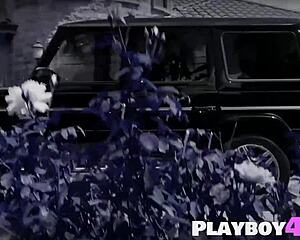 Hey huge tits milf Latina and friends wash car stripping lingerie boobs bouncing 😍🚗