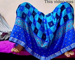 Desi Indian Bhabhi Bent Over for Horny Doggystyle Big Cock Pounding!