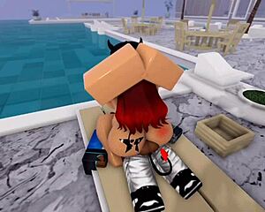 i stripped naked at pool but black guy joined for anal fun