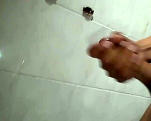 she discovers intimate bathroom solitude while recording her private self-care moments alone