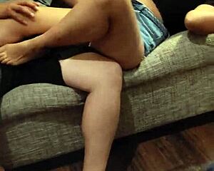 seductive wife gives in to foreplay then full pounding sex