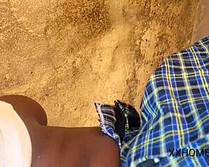 horny big ass ebony nimi gets caught masturbating publicly then fucked doggystyle