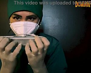 yo these latex gloves got me so hard for femdom fetish play right now.