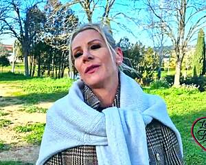 Victoria Belle sexy French milf in lingerie craves big cock with her small waist