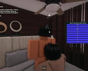 Roblox babe turns horny for intense steamy sex action