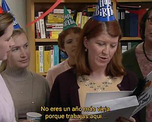 big asses big tits erupt in hidden office 5some