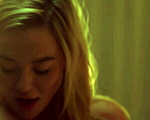 Pretty Blonde Blake Blossom Seduces Angel Young for Bedroom Tit Sucking.