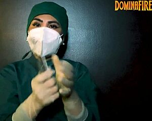 yo these latex gloves got me so hard for femdom fetish play right now.