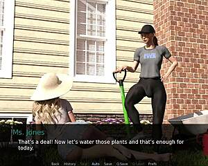 In milf breeder 04 a curvy blonde milf teen gets her huge tits and pussy slammed hard by massive futa cock in the stalls with creampie