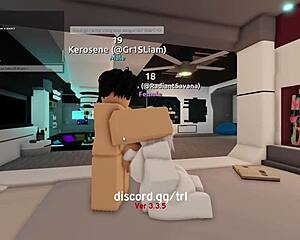 imagine letting a horny guy fuck and creampie fill you deep in roblox condo game