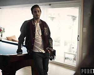 Star quarterback, you filming yourself pounding virgin reporter's tight pussy doggystyle on camera?