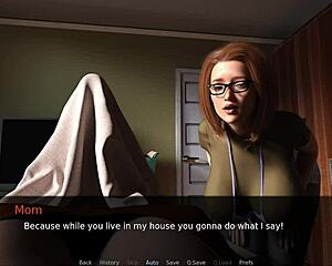 In milf breeder 04 a curvy blonde milf teen gets her huge tits and pussy slammed hard by massive futa cock in the stalls with creampie