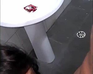 at the gas station naked amateurs tease until the horny attendant rams his cock deep into the slut's wet pussy in a quick outdoor public fuck