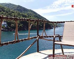 wanna see this latina milf squirt public after dildo tease outdoors?