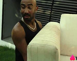 Horny Boss Pays Helpers with Juicy Blowjob and Raw Pussy Pounding