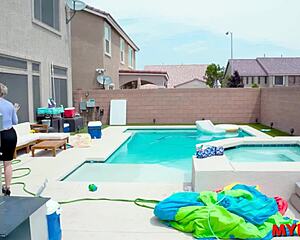 Lazy Dude Turns Mylfex Home Inspector into Big Tits Cowgirl Riding Slut