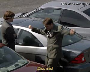 big asses big tits erupt in hidden office 5some