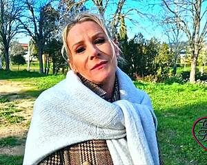 Victoria Belle sexy French milf in lingerie craves big cock with her small waist