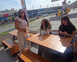 sexy latina's mountain car bath turns to pussy licking sex