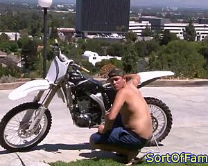 this busty stepmilf rides cock then drops for blowjob