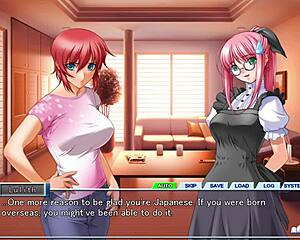 big tits asian moans in ane to boin game cum fest