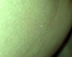 Wife's Pussy Stuffed by Cock and Glass Dildo