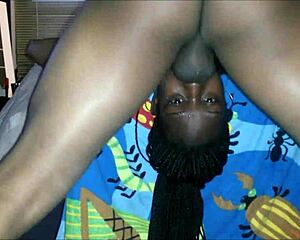 Black Amateur Gal Face Fucked Hard by Horny Cock