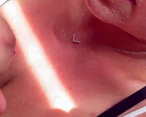 my fat wife craves endless cumshots on her big tits and face outdoors