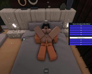 Roblox babe turns horny for intense steamy sex action
