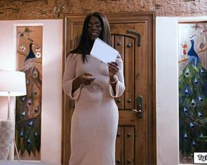 Zariah Aura Emotionally Licks Ebony GF's Wet Pussy Deeply Lovingly