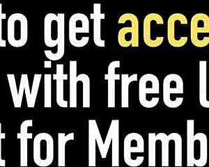 vicky vette stretches big ass with glass dildo on bed