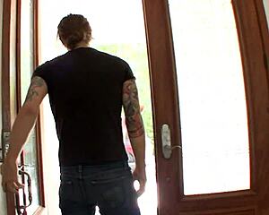 sanna oksana blonde milf hosts interracial orgy fingering gaping assfucking heels