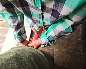 Stepsister's Panties Overflow With Stepbrother's Quick Load