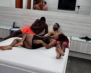 pregnant novinha backstage gets dp double vaginal fucked by multiple machos cumshots all afternoon