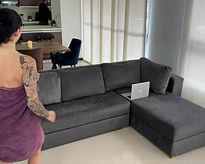 you won't believe luna's big ass shaking for hidden cam worship blowjob?