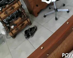 barely legal 18yo teens bent over for rough doggystyle pounding