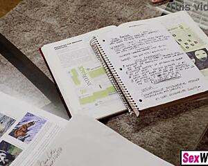 i mean, slutty stepsis teasin' her stepbro's big dick with footjob... damn!!