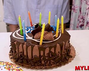 Step mum i crave licks my clit then bangs me rough kitchen