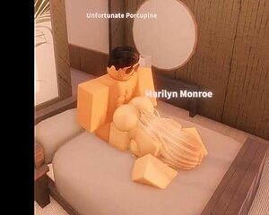 roblox rule34 busty blonde teen gets pounded by stepdad at beach resort