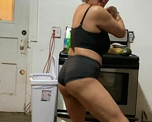 yo check anna maria that dominican milf teasing her big tits in the caribbean vibe part 3