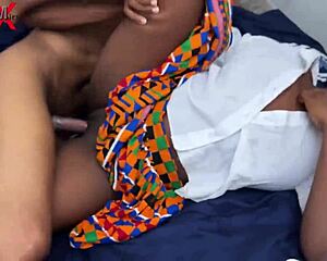 Huge BBC Student Slams Horny Classmate in Ghana Hostel