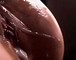 Watch my thick cock slide slow into your creamy wet pussy lips close up