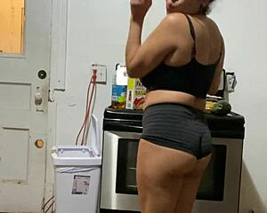 yo check anna maria that dominican milf teasing her big tits in the caribbean vibe part 3