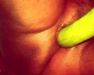 asian village chick rams brinjal deep in her wet shaved pussy on the ranch