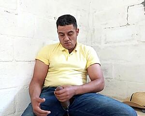 yuri gaúcho's huge brazilian bear cock erupts thick cum from muscular bodybuilder