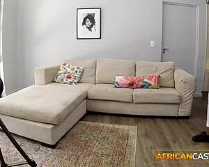 Big Tits Ebony Babe Dominated Hard by White Casting Dude