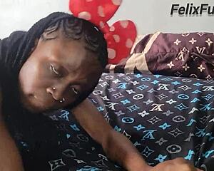 felixfucks unleashes his massive cock on petite latina neighbor's tiny ass n wet pussy in bedroom doggy cowgirl battle