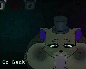 Curvy Furry Fuzzboobs Freddy Delivers Epic Titjob in Game