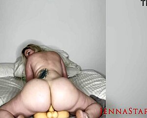 jenna starr's big ass and tits bounce wild in pawg riding compilation