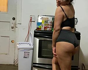 yo check anna maria that dominican milf teasing her big tits in the caribbean vibe part 3